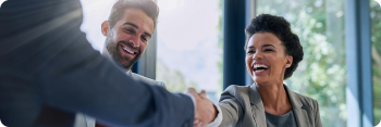 business meeting shaking hands